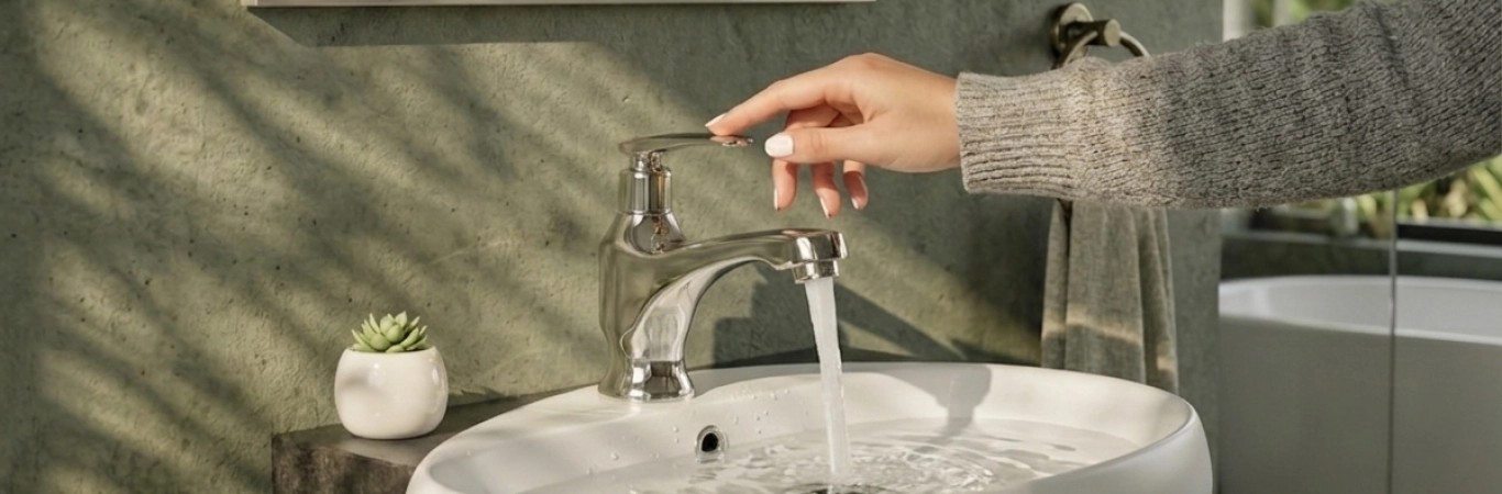 Vòi Lavabo - Đồng thau mạ CROME