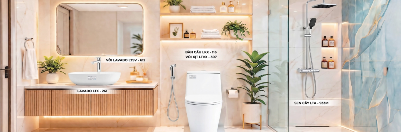 Sen cây tắm - Đồng thau mạ crome