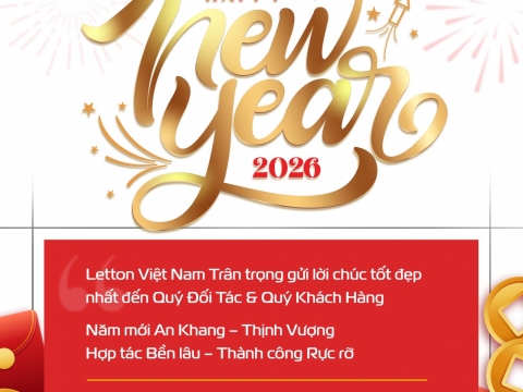 🎉 Chúc Mừng Năm Mới 2026 – Letton Việt Nam Tri Ân Quý Đối Tác & Khách Hàng