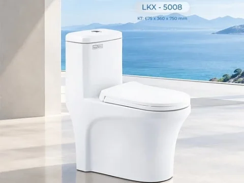 BỒN CẦU LETTON LUXURY LKX-5008 – GỌN GÀNG, SẠCH SẼ, TIỆN NGHI