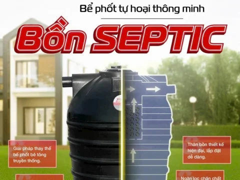  BẠN CÓ BIẾT ? BỒN TỰ HOẠI SEPTIC LETTON