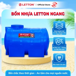 BỒN NHỰA LETTON NGANG - 300L