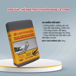 KEO VỮA - HỒ XOA TRÁT CHUYÊN DỤNG LETTON