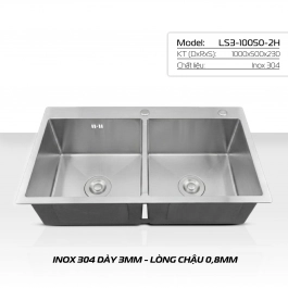 CHẬU HANDMANDE LETTON LS3-10050-2H