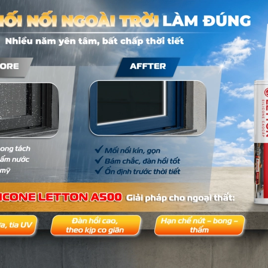 SILICONE CAO CẤP LETTON A500