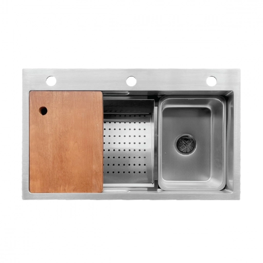 CHẬU RỬA HANDMANDE LETTON LS3N-7546-1H-NHẬP KHẨU