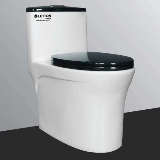 BÀN CẦU LETTON LKX - 110 NẮP ĐEN