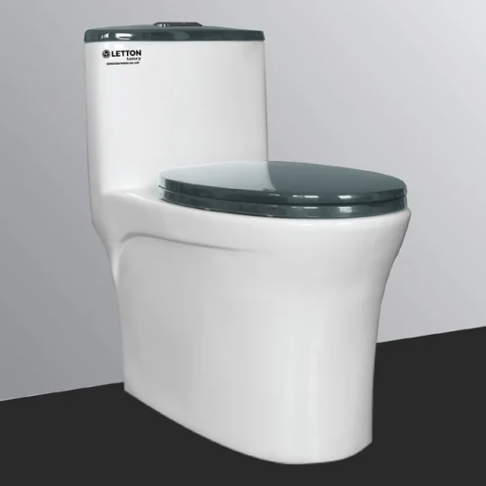 BÀN CẦU LETTON LKX - 110 NẮP XÁM