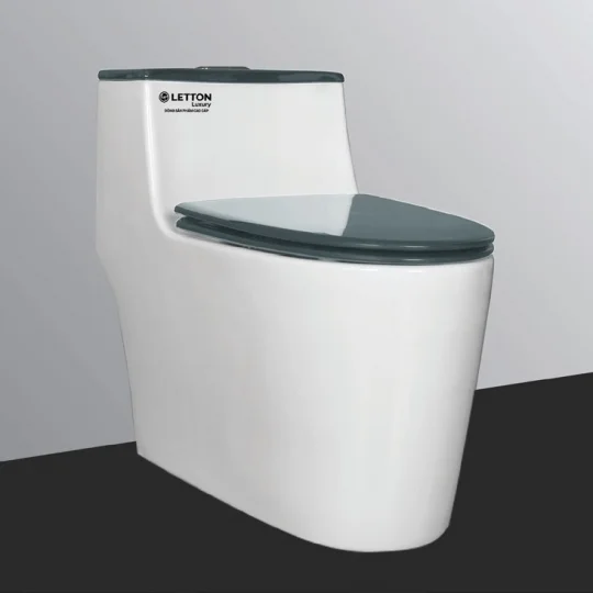 BÀN CẦU LETTON LKX - 116 NẮP XÁM