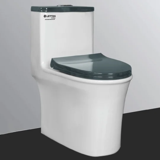 BÀN CẦU LETTON LKX - 117 NẮP XÁM