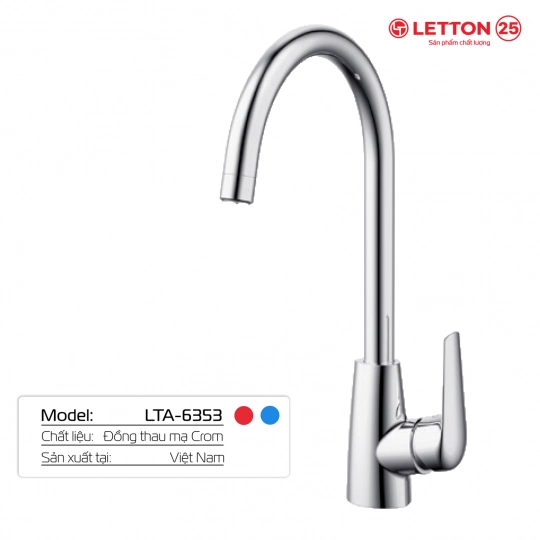 VÒI CHÉN LETTON 25 LTA-6353