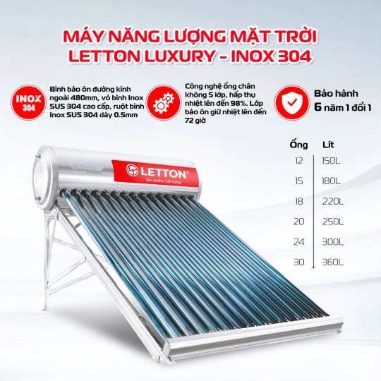 NLMT LETTON LUXURY INOX 304 - 12