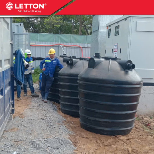 BỒN TỰ HOẠI SEPTIC LETTON - 500L