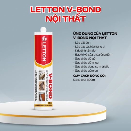 KEO NỘI THẤT V-BOND LETTON 